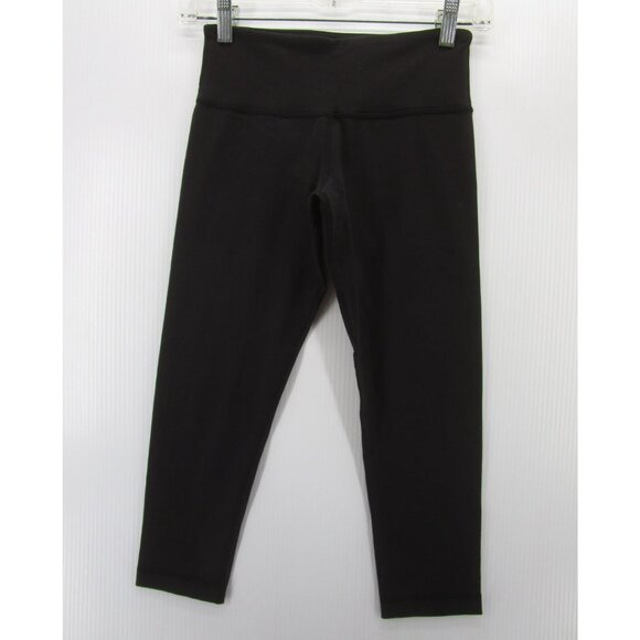 Lululemon Leggings 4 Pull On Pants Compression Crop Running Gym - Picture 1 of 9